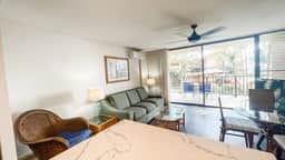 One Bd Partial Ocean, AC, wifi, Pool, Hot tub B210