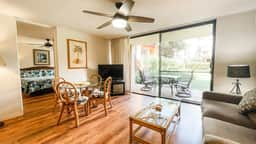 Two Bd Grd Fl, AC, wifi, hot tub, pool  C101