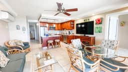 Two Bd Ocean view, AC, wifi, pool, hot tub D204