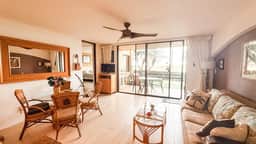 Lovely 2-bedroom condo with AC  Luana Kai A104