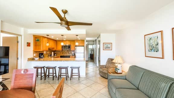 Two Bd Partial Ocean, AC,wifi, hot tub, pool B207