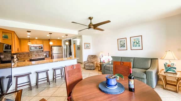 Two Bd Partial Ocean, AC,wifi, hot tub, pool B207