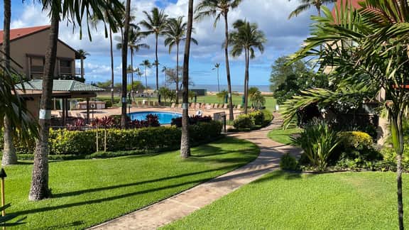 One Bd Partial Ocean, AC,wifi, Pool, Hot tub B209