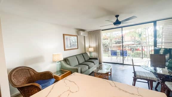 One Bd Partial Ocean, AC, wifi, Pool, Hot tub B210