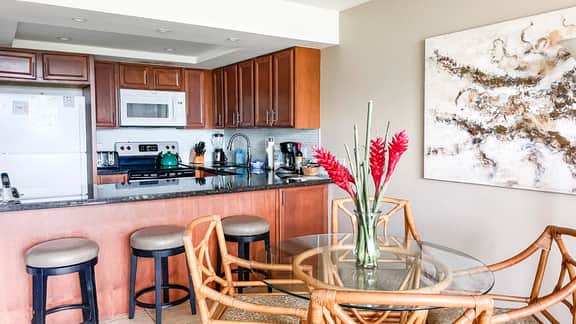 Two Bd Ocean View, Grd fl, AC, pool, hot tub D103