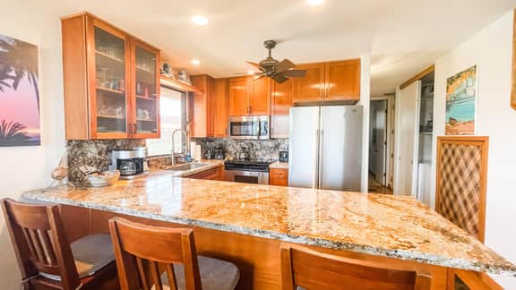 Two BD,Ocean, Great view, AC,pool, hot tub D308