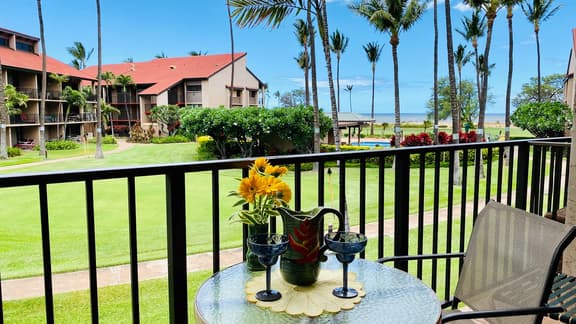 One Bd Partial Ocean, AC, wifi, Hot Tub, Pool B205