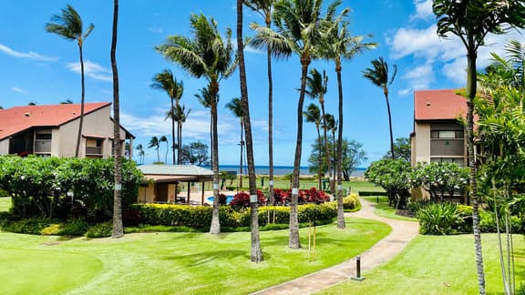 Two Bd Partial Ocean, AC,wifi, hot tub, pool B207