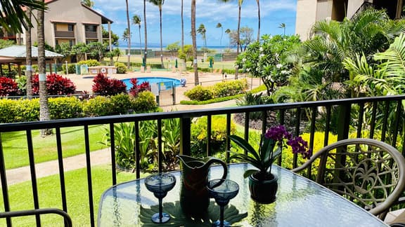 One Bd Partial Ocean, AC, wifi, Pool,Hot tub, B211