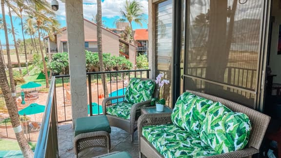 Two BD,Ocean, Great view, AC,pool, hot tub D308